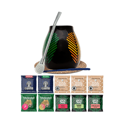 Startset mate tea Gourd Bombilla 10x50g 0,5kg
