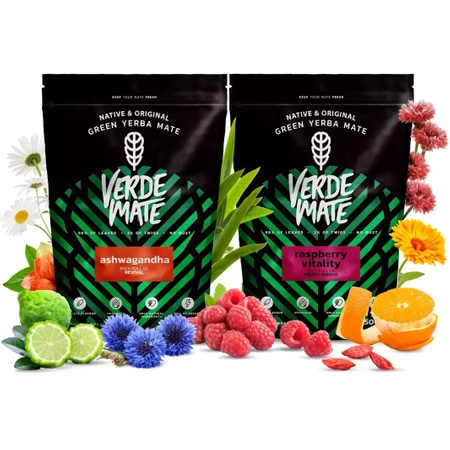 Yerba Verde Mate Ashwagandha Raspberry 1kg