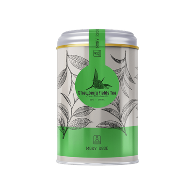 Mary Rose - Strawberry Fields Groene Thee in blik - 50g