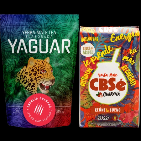 Yerba Mate CBSe Yaguar Energia 2x500g 1kg