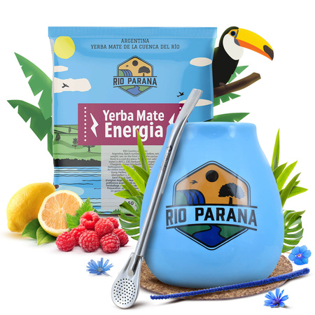 Yerba Mate set 50g Kalebas + Bombilla