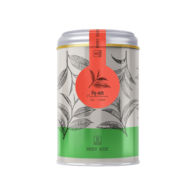 Mary Rose - Puerh Thee (PU ERH) in blik - 50g