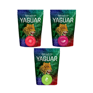 Yerba Mate Yaguar set diverse soorten 3x500g