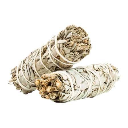 2 x Witte salie rol + Palo santo 200g set