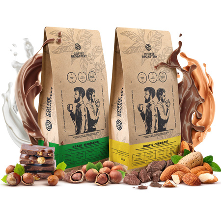 Set Coffee Broastery Brazil Mogiana + Brazil Cerrado 2x1kg (2kg)