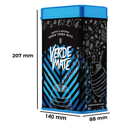 Yerbera - Blik + Verde Mate Mas IQ 0.5kg 