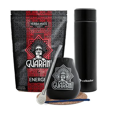 Set Yerba Mate Guarani Energia 500g Thermosfles