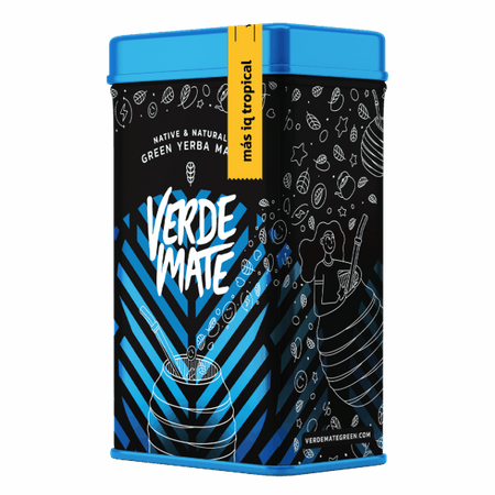 Yerbera - Blik + Verde Mate Mas IQ Tropical 0.5kg 