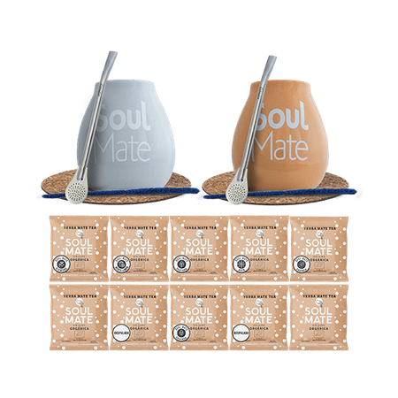 Yerba Mate Starter Kit voor paren 10x50g EXTRA