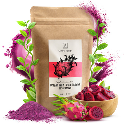 Mary Rose – Pink Matcha Alternative – Dragon fruit (poeder) 50 g