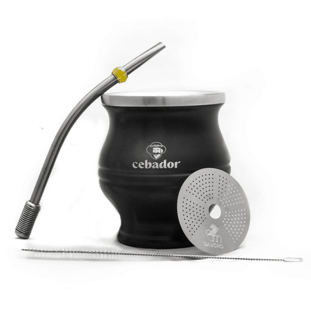 Set Yerba Verde Mate Mas IQ 0,5kg + TermoColador