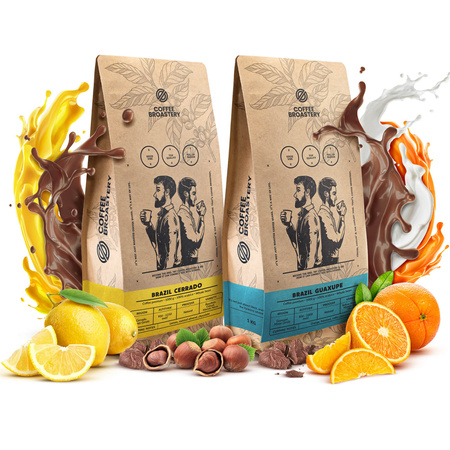 Set Coffee Broastery Brazil Cerrado + Brazil Guaxupe 2x1kg (2kg)