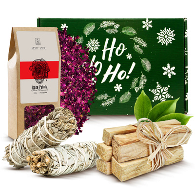 Geschenkset Palo Santo + Witte Salie Wierook